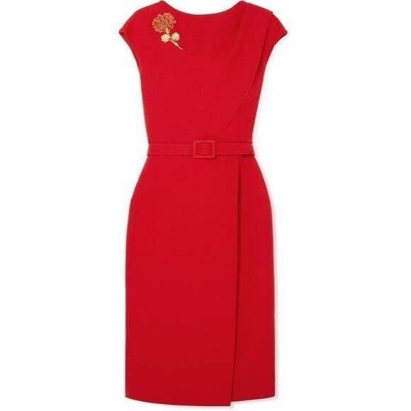 Oscar de la Renta Dresses & Skirts - NWT. $2990 Oscar de la Renta Bateau Neckline Midi Length Dress Size:10